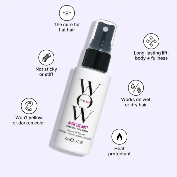 Color Wow Raise The Root Thicken + Lift Spray, 50ml (Travel Size), New - Picture 2 of 3